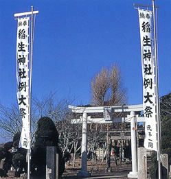 神社のぼり